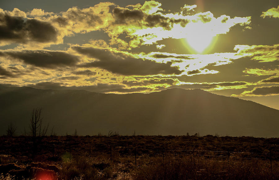 Sunset Photograph - Desert Sunset by Chaznik Raab