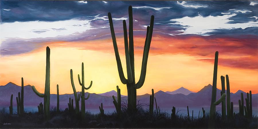 Featured image of post Desert Sunsets Paintings