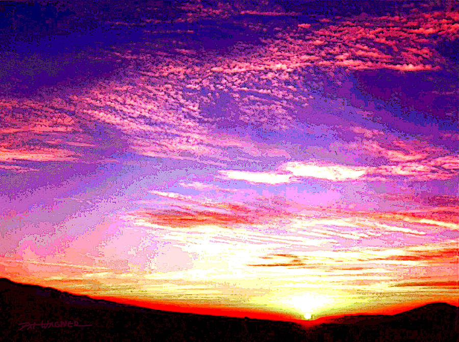 Desert Sunset Photograph by Pat Wagner