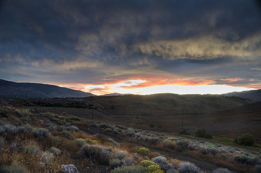 Desert Sunset Photograph by Rick Mosher