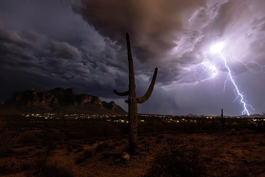 Desert Thunder Part II  Photograph by Saija Lehtonen
