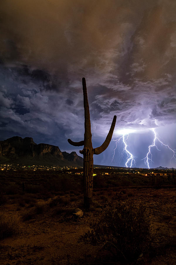 Desert Thunder  Photograph by Saija Lehtonen