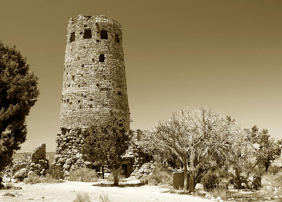 Desert view tower work number 1 Photograph by David Lee Thompson