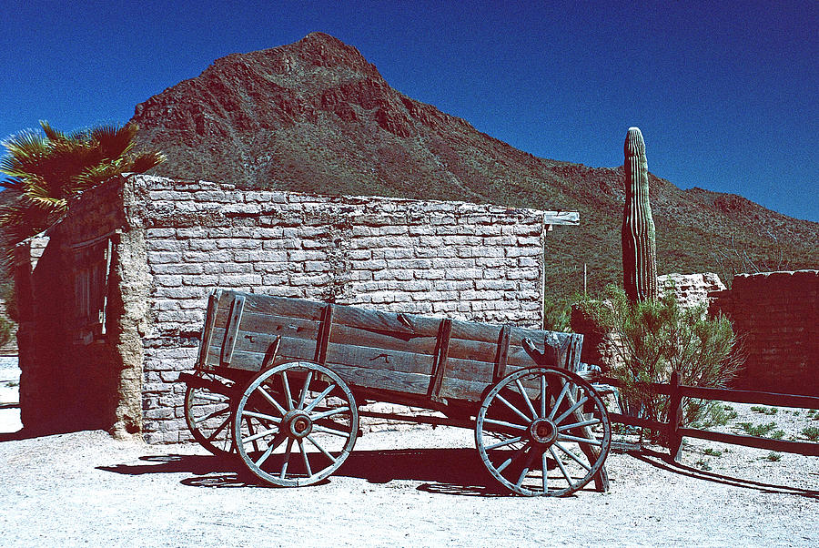 Desert Wagon Photograph by Ira Marcus
