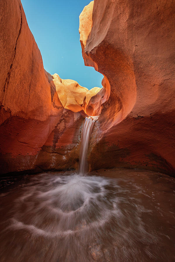 Nature Photograph - Desert Waterfall by Wasatch Light