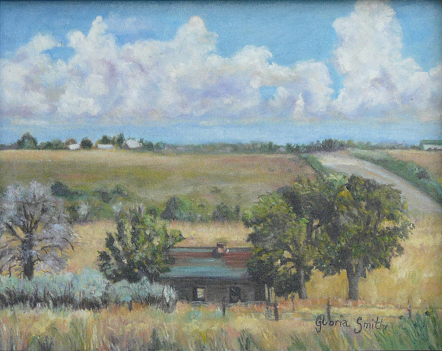 Deserted Farm house Painting by Gloria Smith