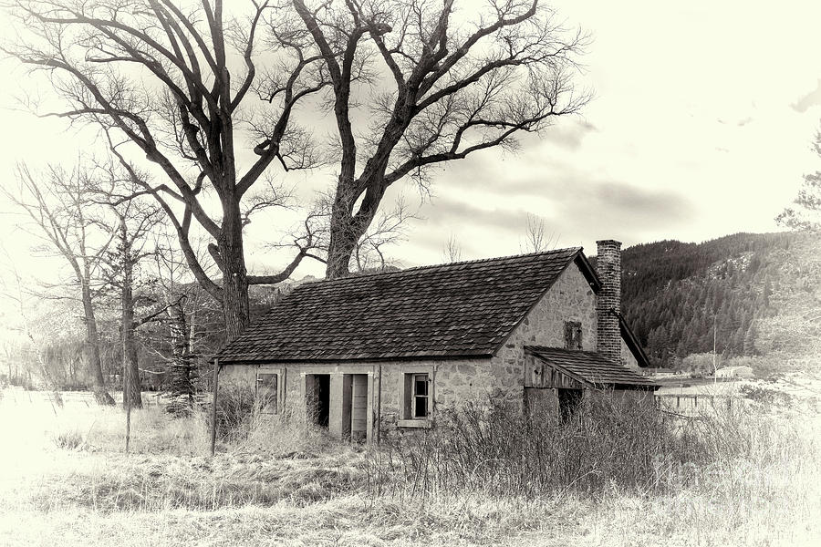 Deserted Ranch House Photograph by Dianne Phelps