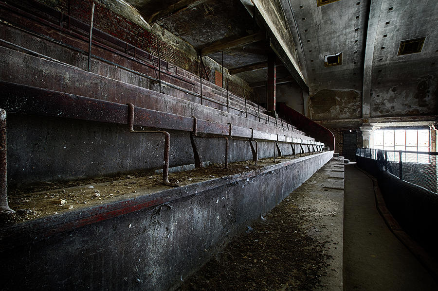 Deserted Theatre Steps - Urban Exploration Photograph by Dirk Ercken