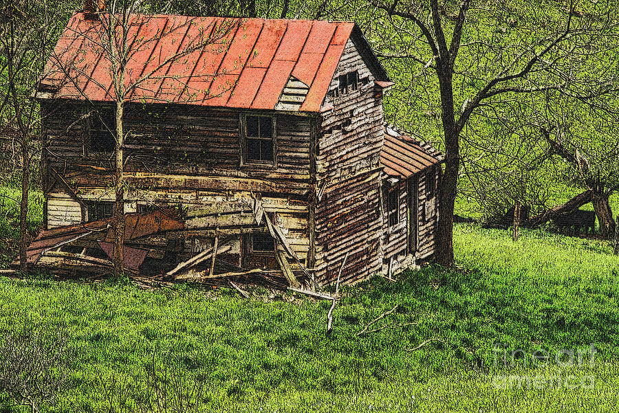 Deserted Virginia Farmhouse 4 Photograph by Bob Phillips