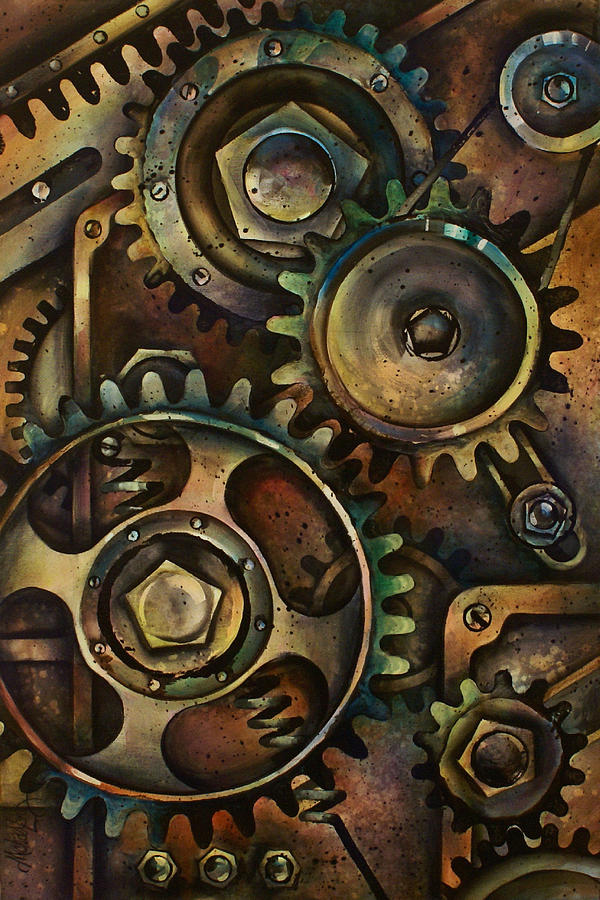 Design 3 Painting by Michael Lang