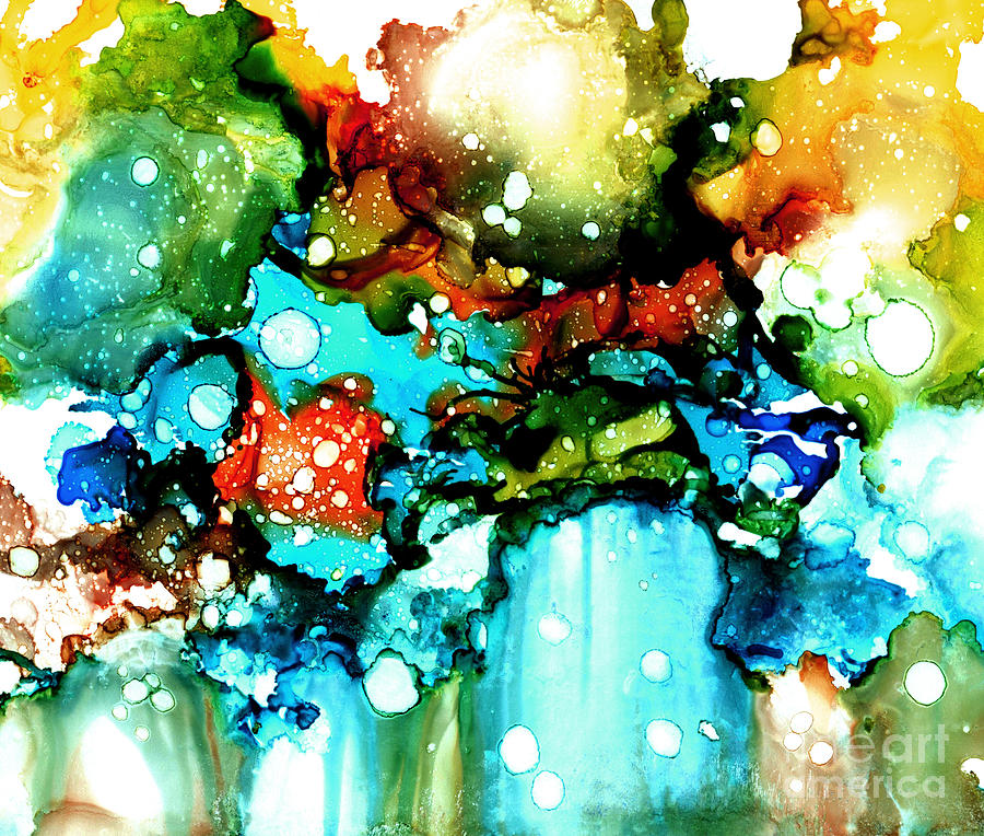 Design 90 Painting by Lucie Dumas