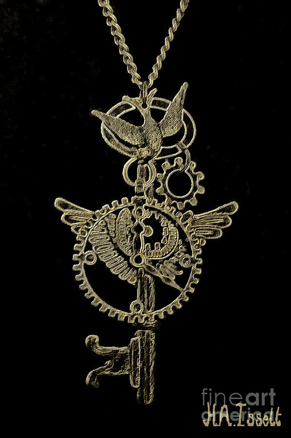 Design Necklace Key Digital Art by Humphrey Isselt