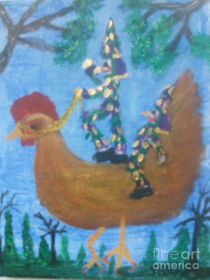 Rooster Painting - Designated Driver by Seaux-N-Seau Soileau