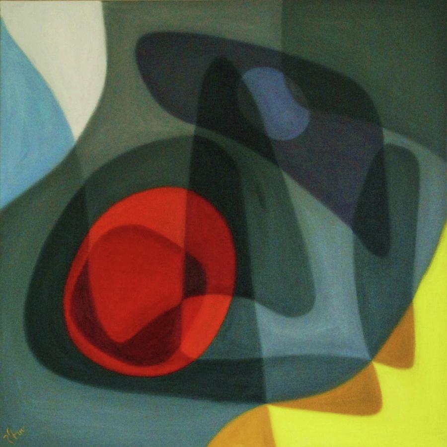 Geometric Abstract Painting - Desire by Varvara Varvara