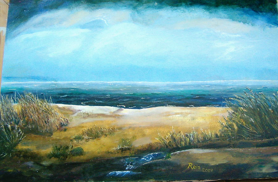 Landscape Painting - Desolate 1 by Fahrettin Oktay Landscape Painting - Desolate 1 by Fahrettin Oktay