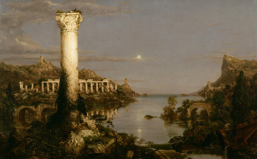 Desolation Painting by Thomas Cole