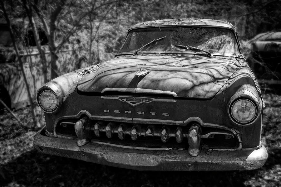 DeSoto In Black and White Photograph by Greg and Chrystal Mimbs