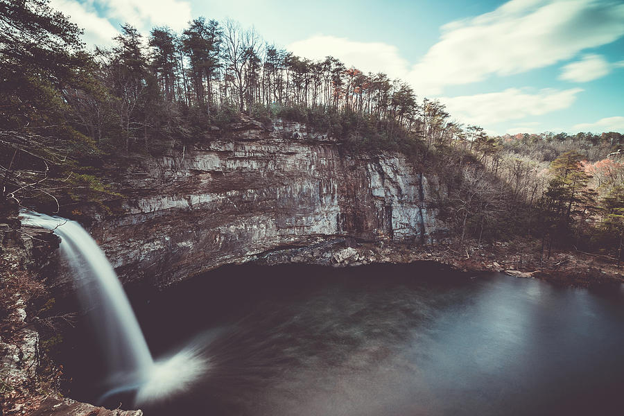 Desoto waterfall, Alabama.  Photograph by Mati Krimerman