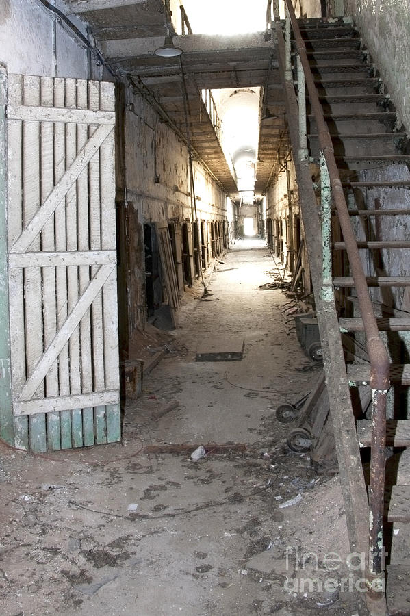 Despair Hallway of Abandoned Prison Photograph by Karen Foley