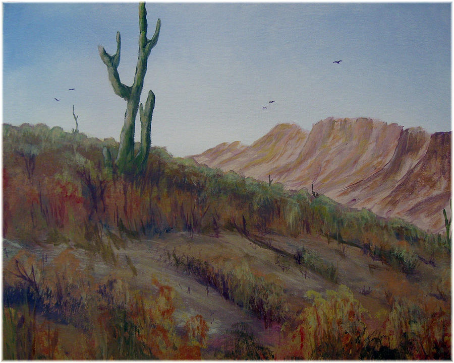 Desert Painting - Desperado by Kenneth McGarity