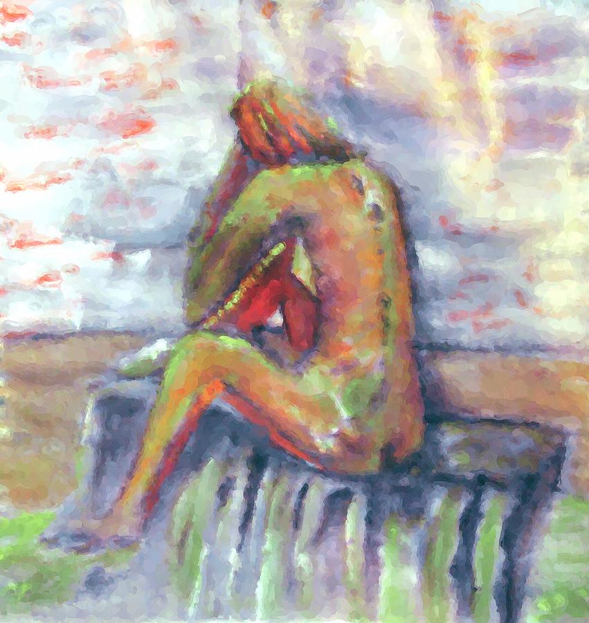 Despondent Painting by Shelley Bain