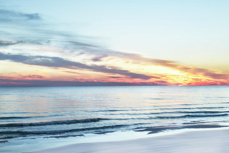 Destin Beach At Sunset Photograph By Kay Brewer Fine Art America