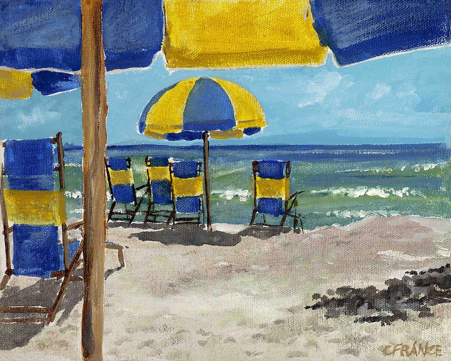 Beach Painting - Destin Beach by Cathy France