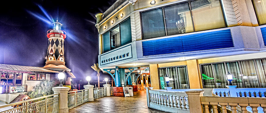 Destin Lighthouse Panorama Photograph by Jon Cody - Pixels