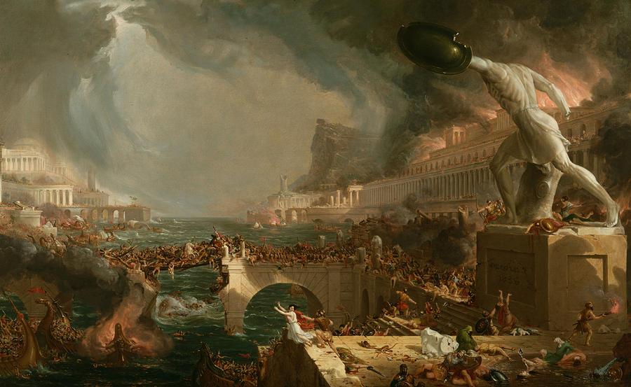 Destruction  Painting by Thomas Cole