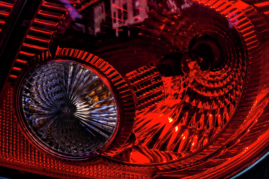 Detail Car Headlight  Photograph by Robert Ullmann