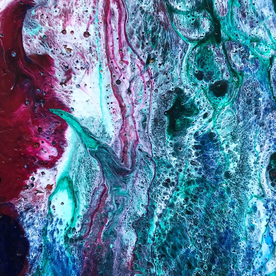 Fluid Painting - Detail of 2001 Hardy by Robbie Masso Fluid Painting - Detail of 2001 Hardy by Robbie Masso