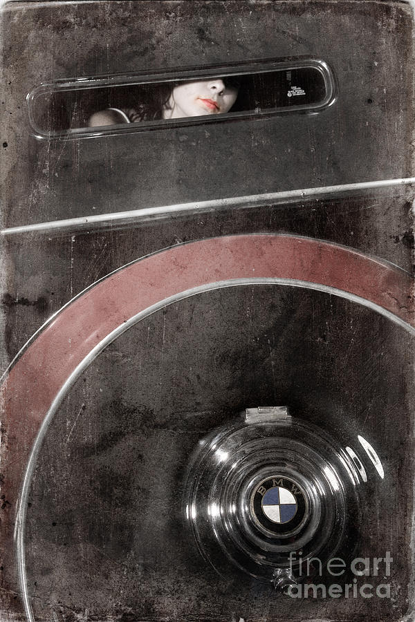 Transportation Photograph - Detail of a vintage car. by Andrey Godyaykin