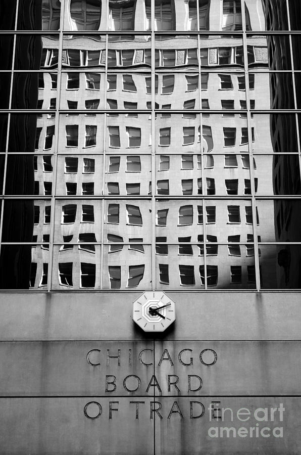 Detail of Chicago Board of Trade Building Photograph by Lane Erickson