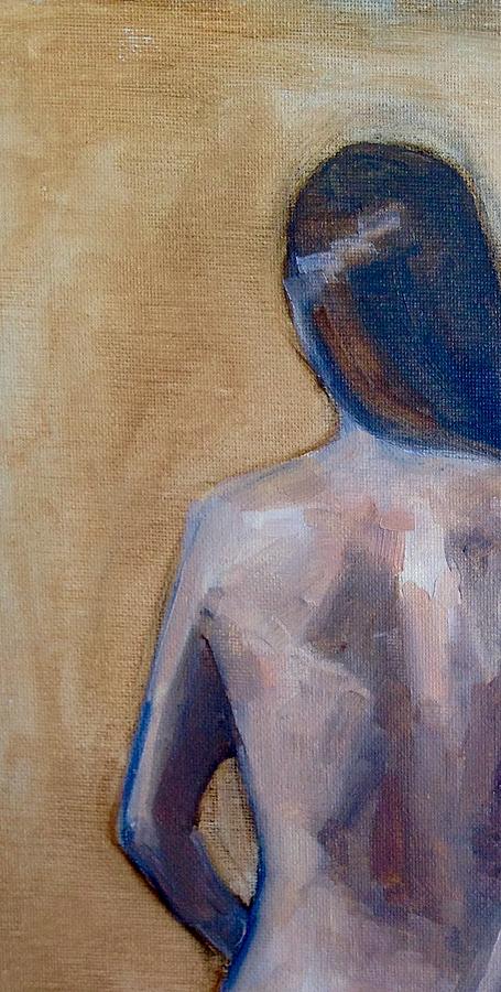 Detail Of Figure Study Painting by Cynthia Mozingo Detail Of Figure Study Painting by Cynthia Mozingo