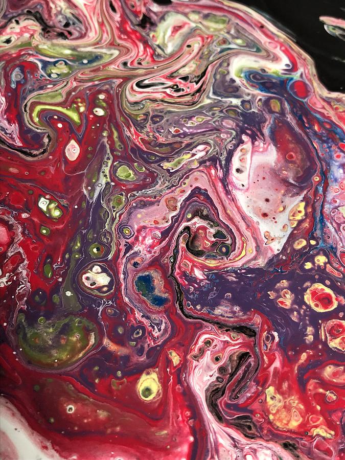 Fluid Painting - Detail of Harakiri 5 by Robbie Masso Fluid Painting - Detail of Harakiri 5 by Robbie Masso
