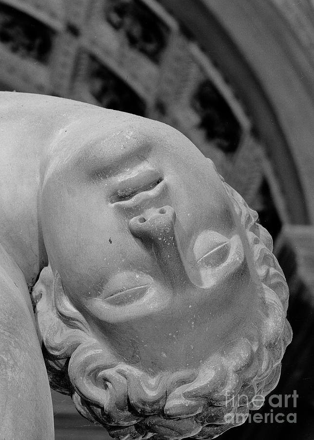 Detail of Menelaus supporting the body of Patroclus Sculpture by Italian School