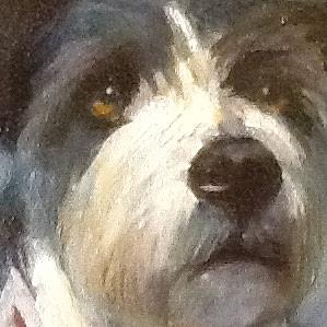 Detail Of Otis Grilli Painting by Cynthia Mozingo Detail Of Otis Grilli Painting by Cynthia Mozingo