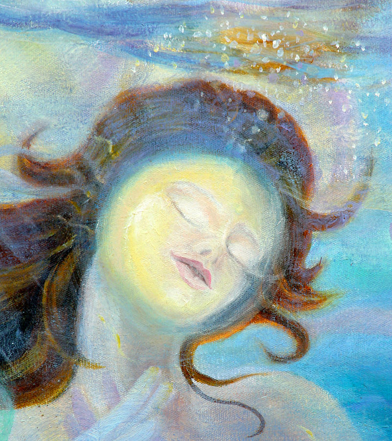 detail of Sea of the Soul Painting by Anne Cameron Cutri