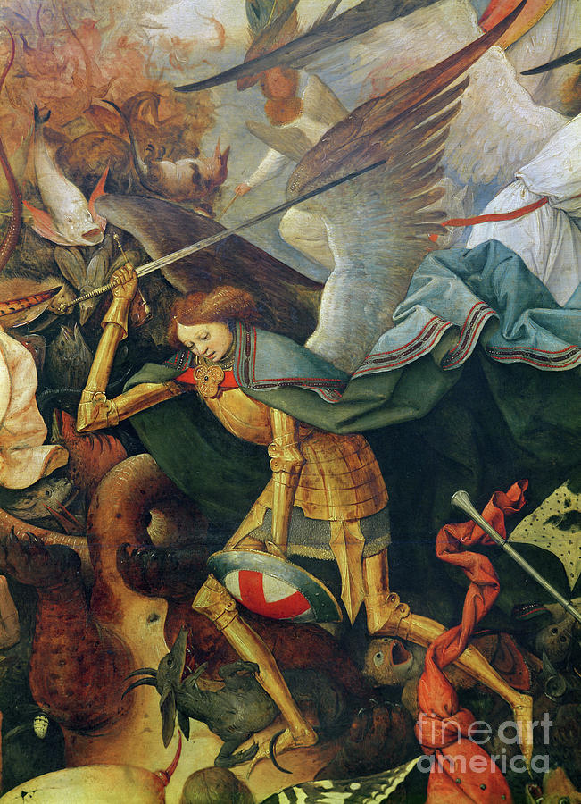 Detail of the Fall of the Rebel Angels, 1562 Painting by Pieter the ...