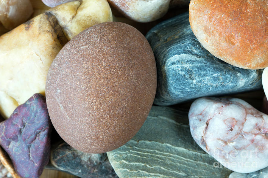 Detail of tthe pebble stones Photograph by Michal Boubin