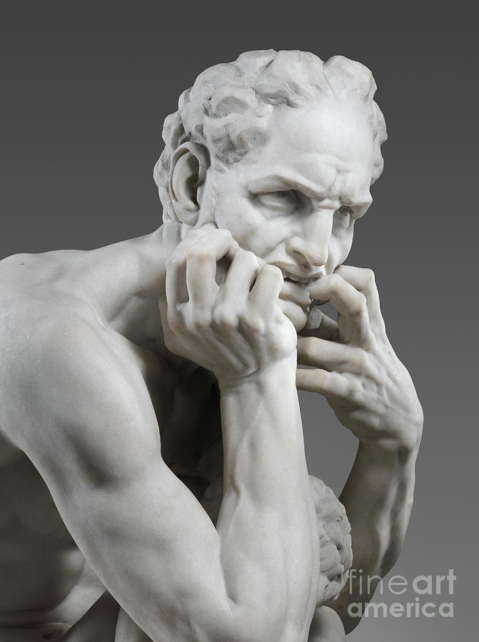 Detail of Ugolino and His Sons Sculpture by Jean-Baptiste Carpeaux
