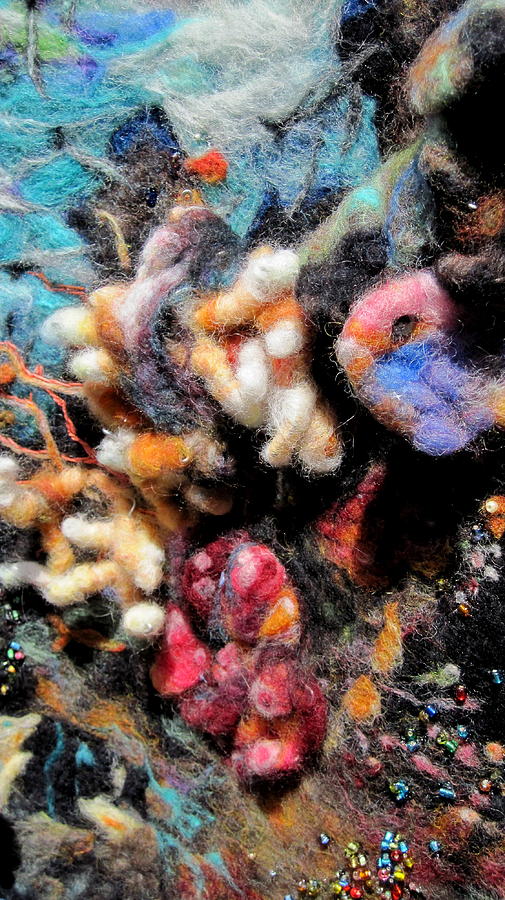 Detail of Water Tapestry - Textile by Kimberly Simon - Fine Art America