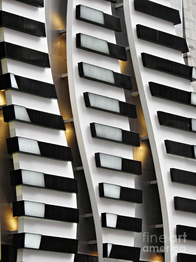 Architecture Photograph - Detail on 42nd Street Vertical by Sarah Loft