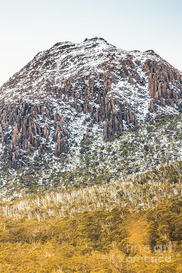 Detail on a Australian snow covered mountain Photograph by Jorgo Photography