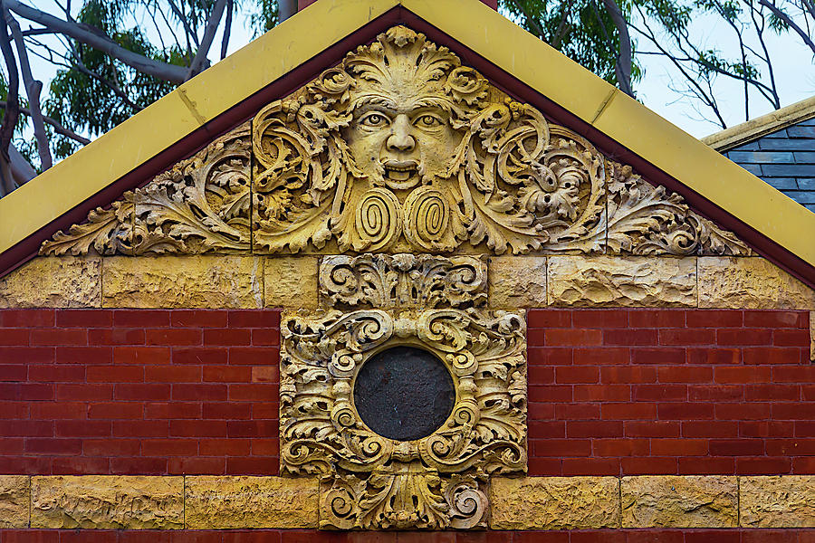 Detail San Luis Obispo Carnegie Library Photograph by Garry Gay