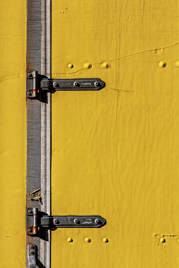 Detail - Yellow Truck Photograph by Robert Ullmann