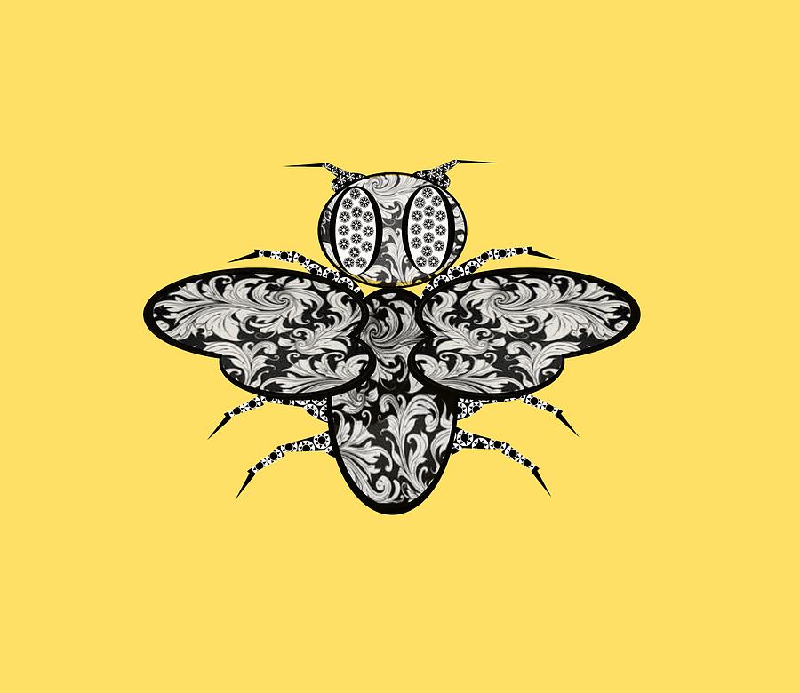 Detailed Bee Digital Art by David Michael Schmidt - Fine Art America