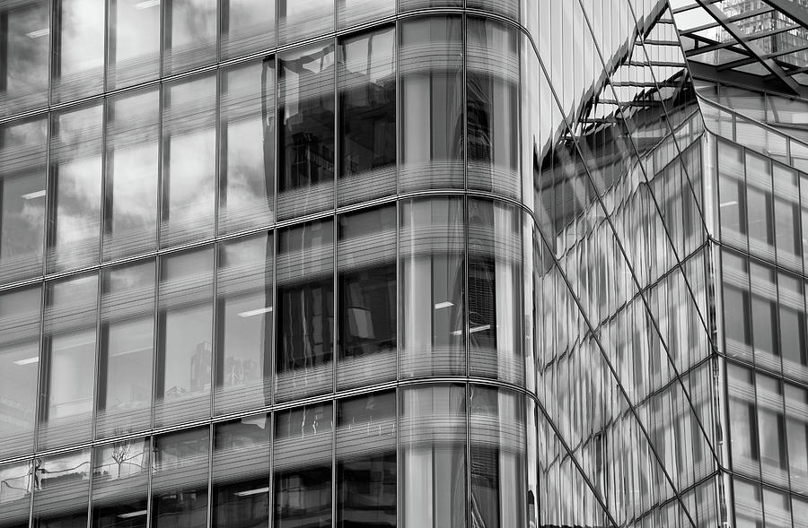 Details Of A Modern Glass Skyscraper Office Building Photograph