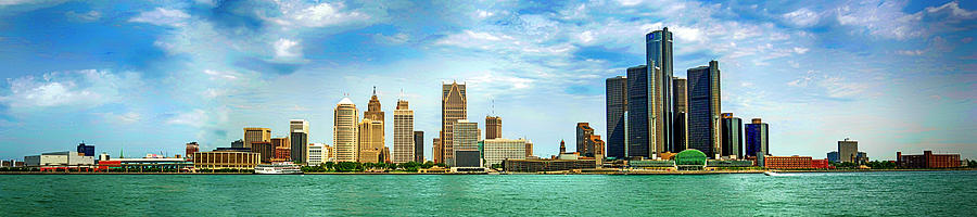 Detroit City Michigan Photograph by Chris Smith