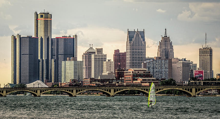 Detroit From Belle Isle Photograph by Wes Iversen